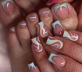Soft Blue Swirl Hand & Toe Set (48pcs)