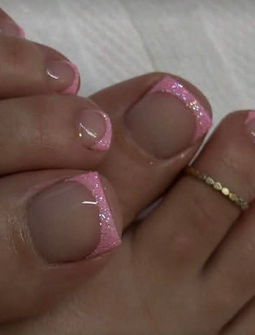 Pink Sugar French Tips